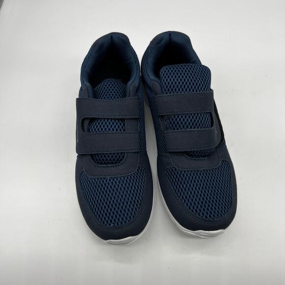 Womens Shoes Flat Slip On Closed Toe Snecker Blue Navy Size 8US - Picture 2 of 10